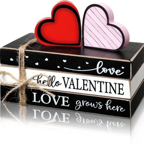 1 Valentines Day Tiered Tray Decor