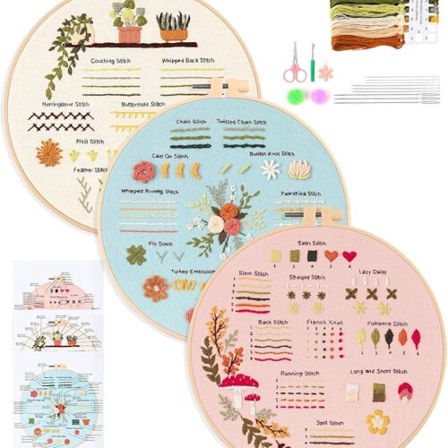 1 Embroidery Starter Kit for Beginner DIY