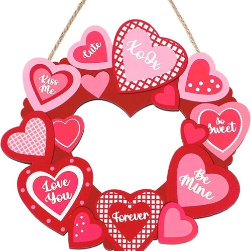 1 Valentine's Day Wooden Sign Valentine Wreaths