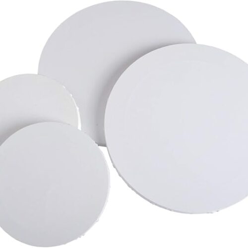1 Professional Stretched Circle Canvas Board for Painting