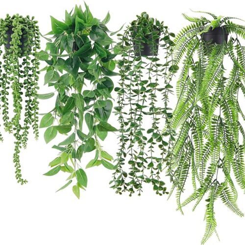 1 Artificial Ivy Vine Faux Eucalyptus Hanging Plants