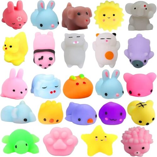 1 24Pcs Mochi Squishy Toys