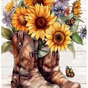 Boot Diamond Painting Kits for Adults