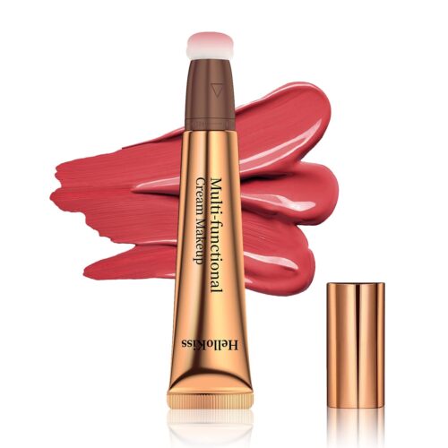 1 Blush Beauty Wand,Matte Face Blush with Cushion Applicator
