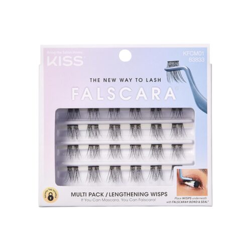 Falscara DIY Eyelash Extension Lengthening Wisps - Multipack of 24 Mini Lash Clusters