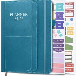 Weekly & Monthly Planner Runs from Jan 2025 to Jun 2026