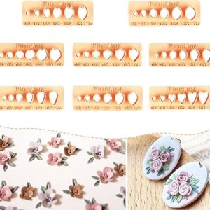 Mini Flower Petal Clay Cutters for Polymer Clay Jewelry