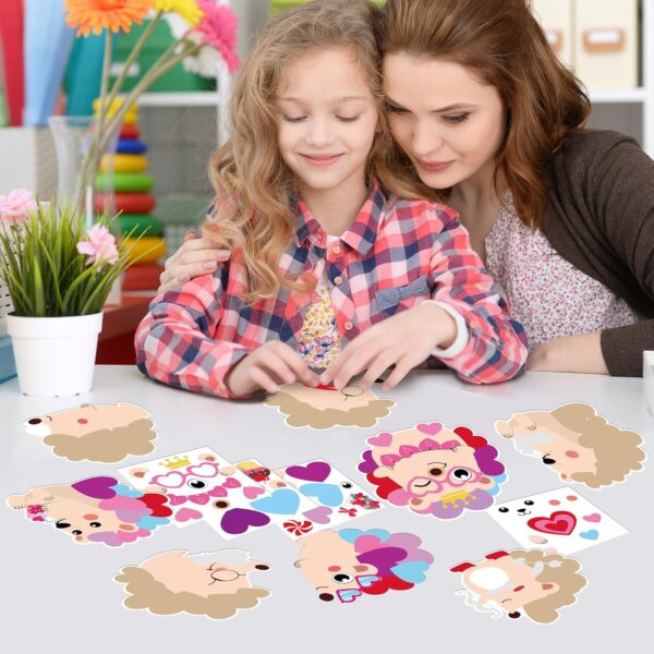 123Pcs Valentine's Day Hedgehog Craft Kit for Kids 2