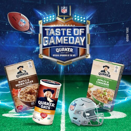 Quaker Instant Oatmeal Express Cups, 10g Protein 2 Flavor Variety Pack, (Pack of 12)