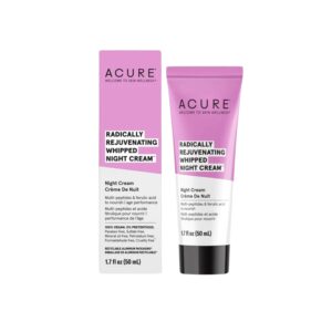 Radically Rejuvenating Whipped Night Cream - Anti-Aging Support, Multi-Peptides, Ferulic Acid & Vitamin C - Ultimate Night Repair, Hydrate and Rejuvenate - Vegan Plant Based-Infused - 1.7 Fl Oz