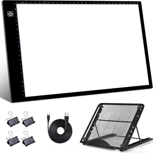 61zGOlRLcFL._AC_SL1500_ Diamond Painting Accessories A4 Light Pad, Upgraded Light Board High Brightness No Black Dots Diamond