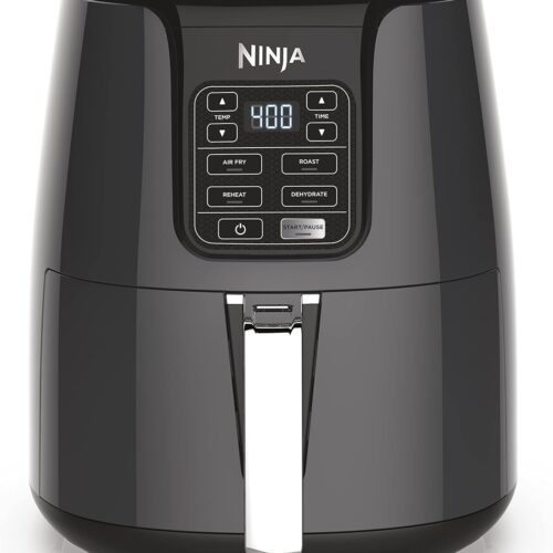 Air Fryer, Roast, Bake, Air Fry, Roast, Broil, Reheats, & Dehydrates, 4-in-1, Fries, Frozen Food, Veggies, and Juicy Meat, Less Oil