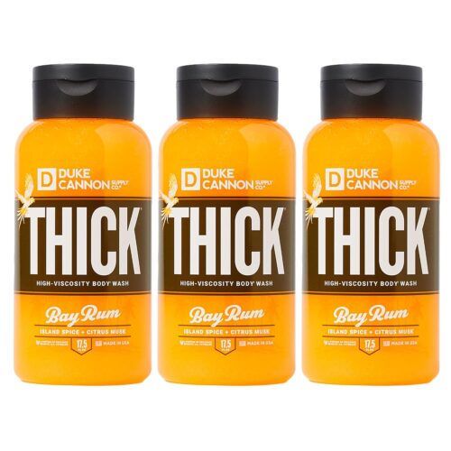 71I7h0hjx-L._SL1500_ Duke Cannon THICK HIGH VISCOSITY Body Wash For Men (Bay Rum, Pack of 3)
