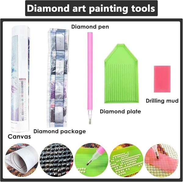 Embroidery Rhinestone Diamond Crystal Craft Canvas 2