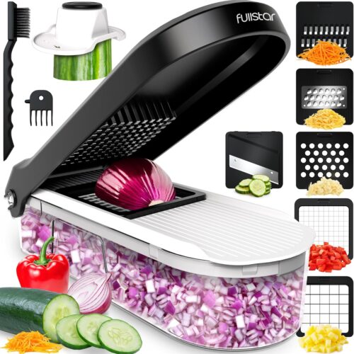81EKX-2RBZL._AC_SL1500_ Fullstar Vegetable Chopper, Cheese Slicer, Food Chopper, Veggie Chopper, Onion Chopper, Vegetable Chopper