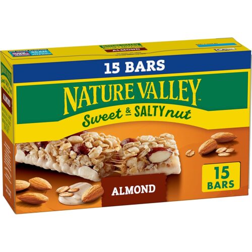 Nature Valley Granola Bars, Sweet and Salty Nut, Almond, 15 Bars, 18 OZ