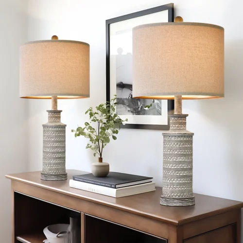 Oneach-Farmhouse-Table-Lamps-Set-of-2-for-Living-Room-Bedroom-24-5-Retro-Nightstands-Bedside-Lamp-Sets-Resin_96d86aa1-fbc8-4f00-a253-aa0fde7b1c25.51097c6280cd472a3acdf0f298a4c3fc Oneach Farmhouse Table Lamps Set of 2 for Living Room Bedroom 24.5" Retro Nightstands Bedside Lamp Sets Resin
