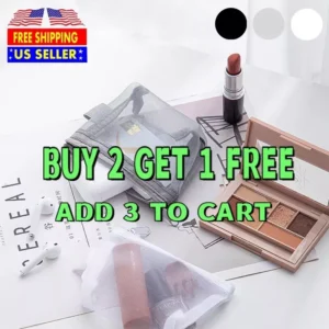 Mini Travel Toiletry Storage Cosmetic Bag Beauty Zip Makeup Organizer Pouch US