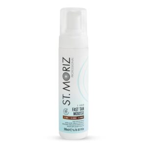 Professional 1 Hour Fast Self Tanner Mousse, Light to Dark – Instant, Express Self Tanner Foam for a Golden, Natural Looking Fake Tan with Aloe Vera & Vitamin E - Vegan (6.76 fl oz)