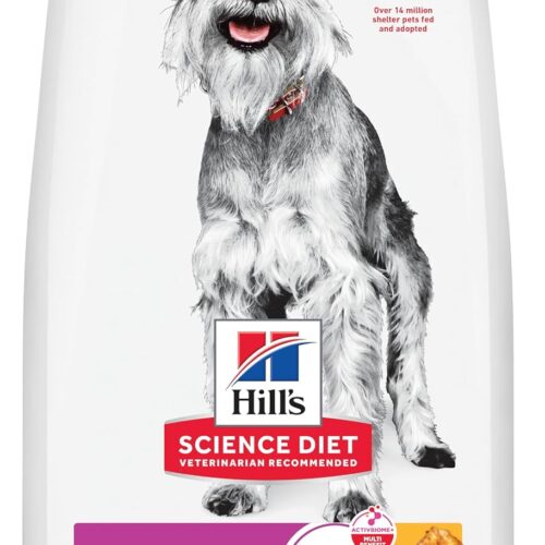 Science Diet Small & Mini, Senior Adult 7+, Small & Mini Breeds Senior Premium Nutrition, Dry Dog Food, Chicken, Brown Rice, & Barley, 4.5 lb Bag