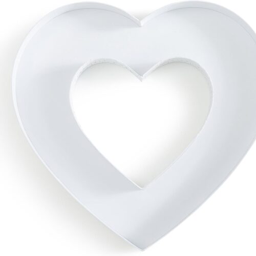 Fillable Cardboard Heart-Shaped Box for Charcuterie and Candy, Paper Mache Decor Tray for Birthday Parties, Weddings - Heart