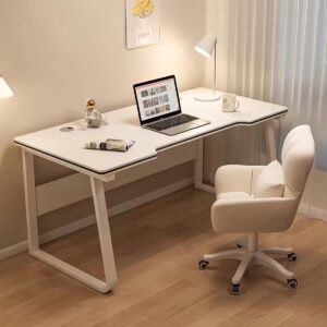 Gaming Desk Computer Writing Table Student Art Modren Simple Style PC Wood Suitable for Home, Office.