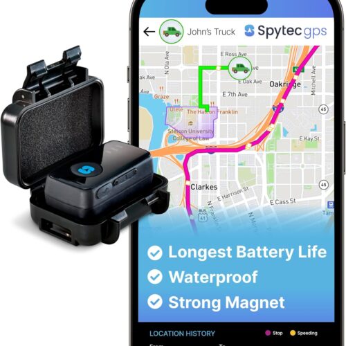 1 GPS GL300 Mini GPS Tracker for Vehicles, Cars, Trucks, Loved Ones, Fleets, Hidden Tracker Device for Vehicles with Weatherproof Magnetic Case, Unlimited Canada and Worldwide Real-Time Tracking App