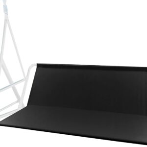 Swing Cover Chair Bench Replacement Cover, 2/3 Seat 600D Thickened Oxford Waterproof Swing Seat Cover for Outdoor Patio Garden Swing Chair (Black, 58.2 x 19.7 x 19.7 Inch)