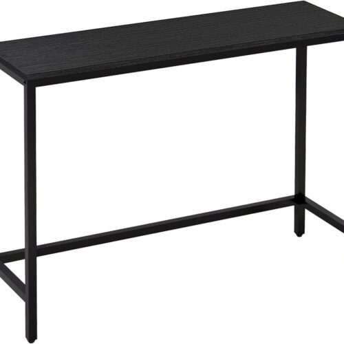 39.4” Console Table, Hallway Entrance Table Sofa Table Behind Couch, for Living Room, Entryway, Easy Assembly, Accent Table, Black