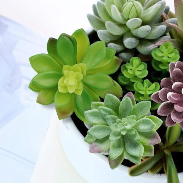 Artificial Succulent Plants - 16 Pcs Set Faux Succulents Unpotted Fake Succulent Plants, Premium Crafting DIY Floral Decor for Home Garden Office Party 4