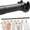 adjustable closet rods for hanging clothes 17 to 84 inches