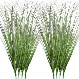 12pcs Artificial Grass Plants,19.68" Faux Shrubs Wheat Grass Greenery Stems Fake Plants for Indoor Outdoor Home Decoration