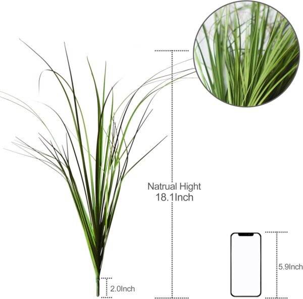 16PCS Artificial Plants, Artificial Shrubs Wheat Grass Greenery, Artificial Greenery Stems Fake Outdoor Plants for Home Decor, Fake Tall Grass Artificial Grass Plant for Outdoor Indoor Decor 5 artificial plants