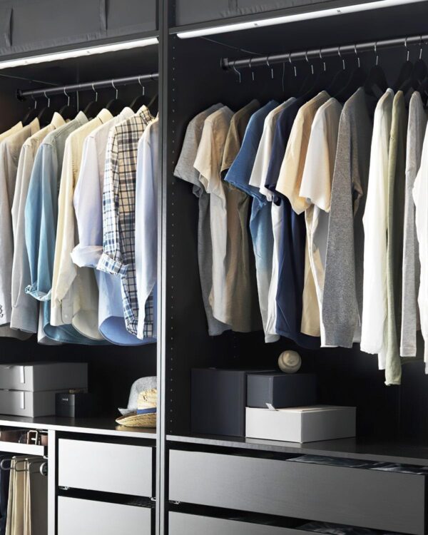 closet rods for hanging clothes