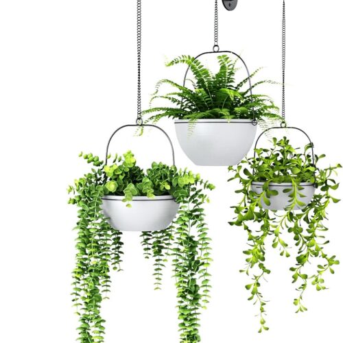 Hanging Planters for Indoor Plants Plant Hanger Indoor Hanging Plant Rod 36.2in Window Plant Shelves Metal Rod Pot/Chain/Plant Not Included