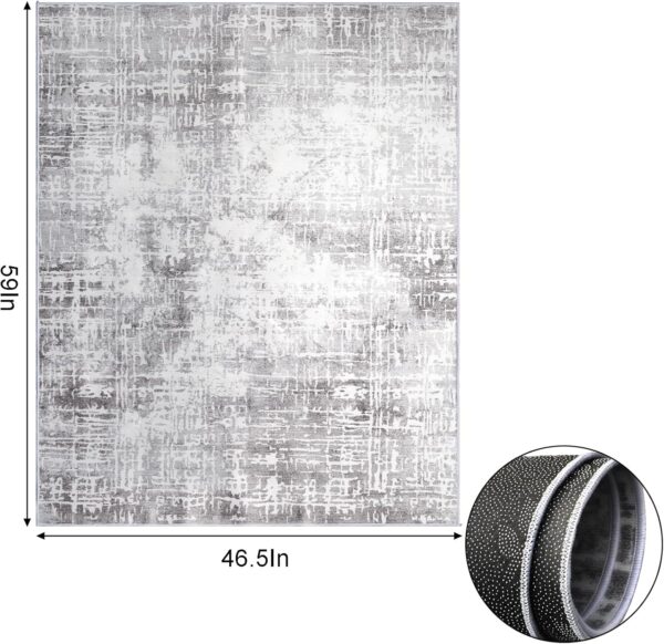 Office Chair Mat for Hardwood Floor, Anti-Slip Computer Gaming Chair Rug, 59 x 46.5 Inches Desk Floor Mat, Under Desk Low-Pile Rug, Hardwood/Tile Floor Protector 2
