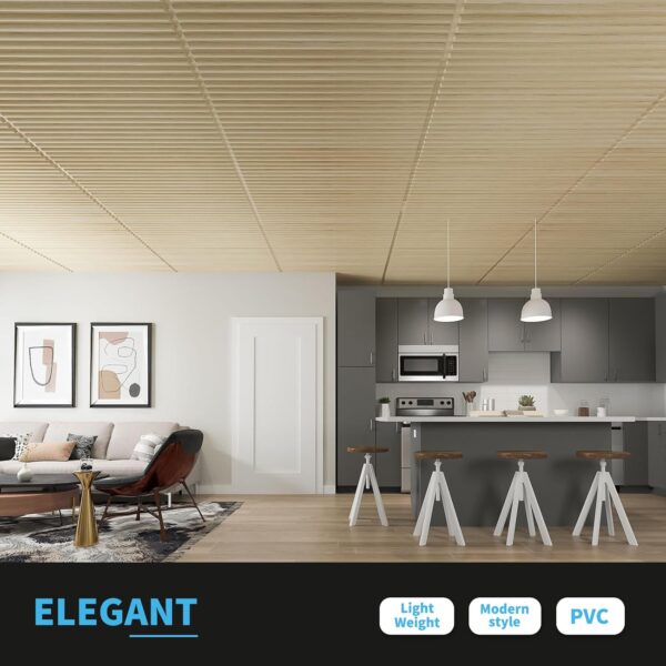 2x4 ft drop ceiling tiles in oak
