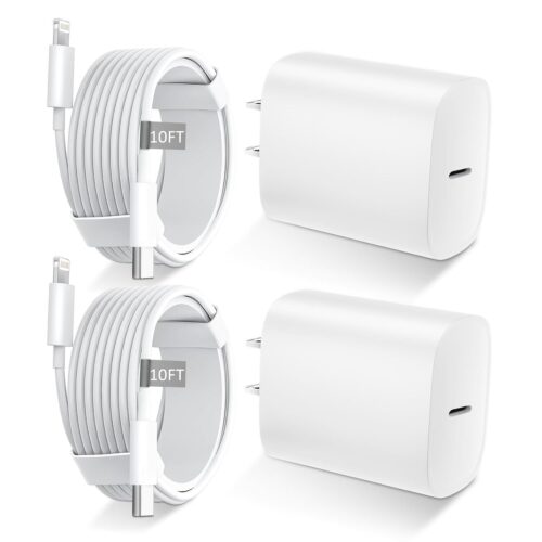 Phone 14 13 12 11 Fast Charger,10FT Long Fast Charging Lightning Cable with 20W USB C iPhone Charger Type C Charger Block for iPhone 14/14 Pro Max/13/13 Pro Max/12/12 Pro Max/11/11Pro/XS/Max/XR/X,iPad