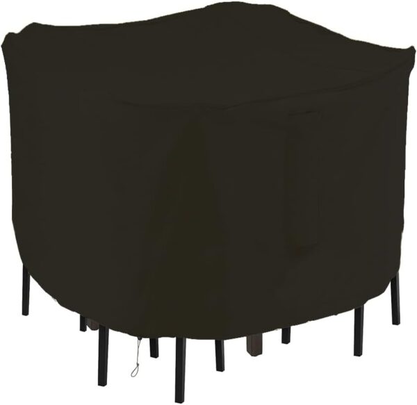 Waterproof Square Bistro Table & Chair Set 1