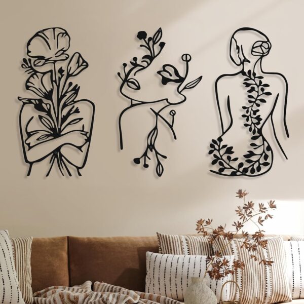 Minimalist Abstract Woman Wall Art 1