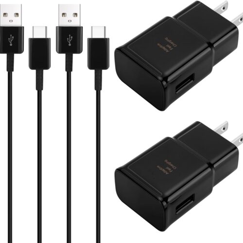 Phone Charger Android,Samsung Charger Fast Charging Cord Type C with USB C Charge Cable 6.6Ft for Samsung Galaxy S25/S24/S23/S22/S21/S20/S10/S10 Plus/S10E/S9/S8/S21Ultra/S22+/S22 Ultra/Note 8/9/10/20