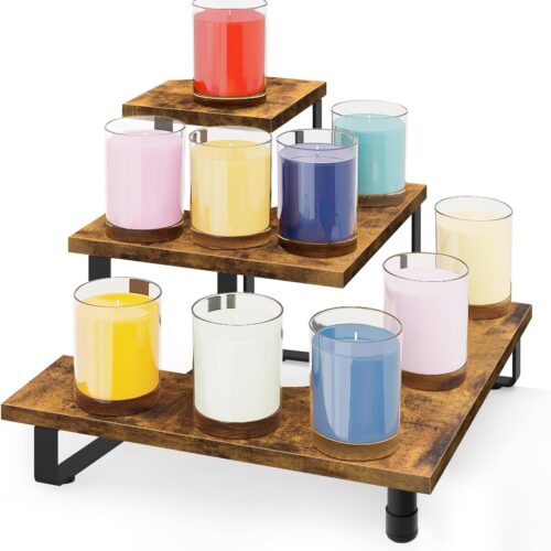 3 Tier Wooden Retail Display Shelves