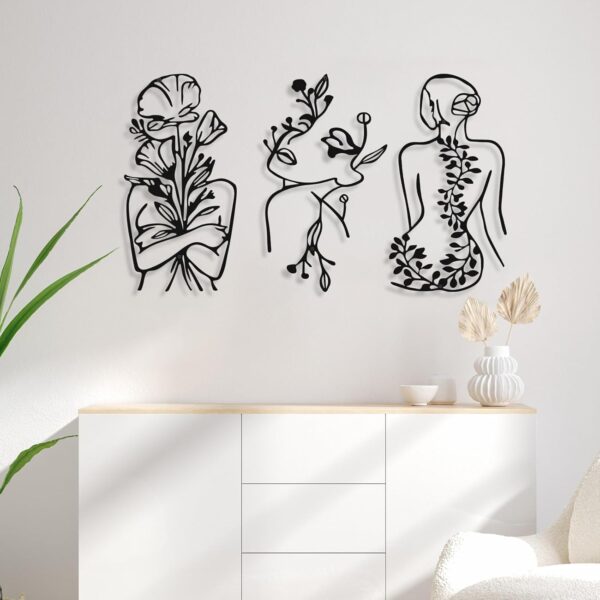 Minimalist Abstract Woman Wall Art 4