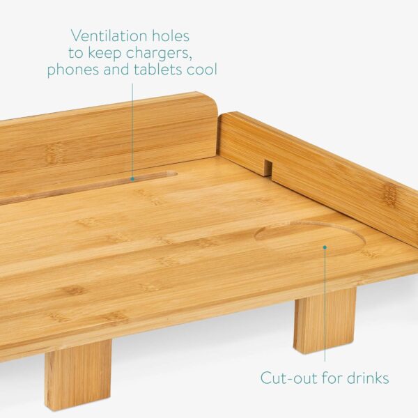 Bamboo Nightstand Bedside Shelf 2