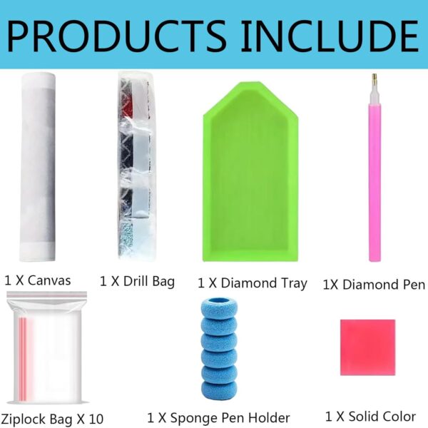 5D Diamond Painting Kits for Adults,Pink Flowers Diamond Art Kits for Adults Beginner,DIY Full Drill Diamond Dot Gem Art Kits for Adults Beginners,Wall Home Decor 12 X 12inch 3 Diamond