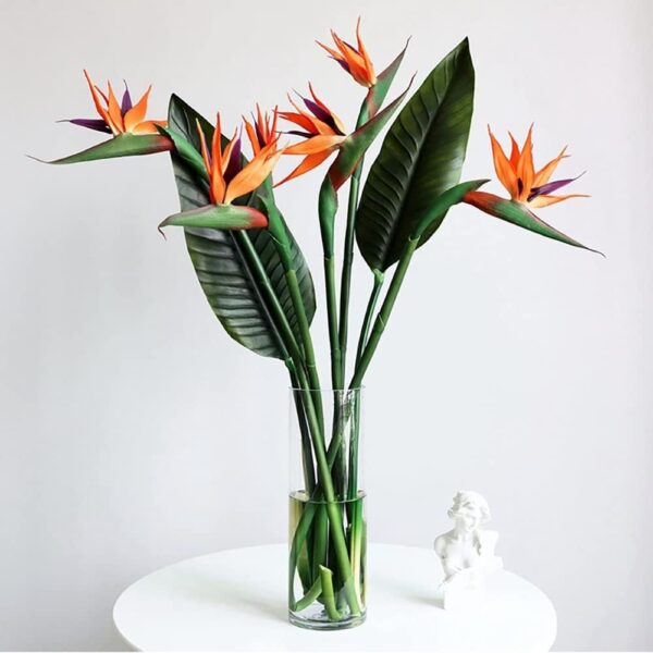 Artificial Bird of Paradise Flowers, 6-Pack, Yellow, Indoor/Outdoor Garland for Home, Garden, Office, Wedding Decor 1 Artificial Bird of Paradise Flowers