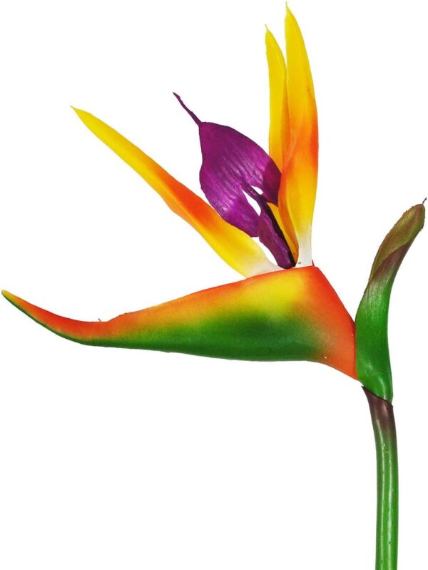 Artificial Bird of Paradise Flowers, 6-Pack, Yellow, Indoor/Outdoor Garland for Home, Garden, Office, Wedding Decor 3 Artificial Bird of Paradise Flowers