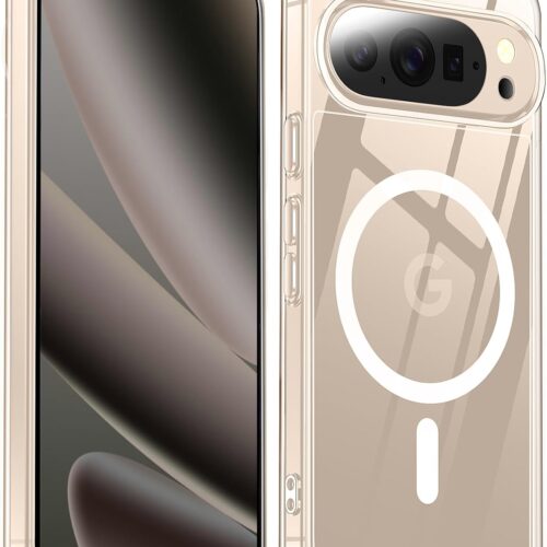 Google Pixel 10 Pro XL Case,[Compatible with Magsafe] Military-Grade Protection & Anti-Yellowing,Magnetic Phone Case for Google 10 Pro XL Released 2025-6.8",Clear