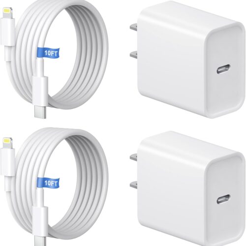 1 10FT iPhone 14 13 12 11 Charger, Long Charging Cable with 20W USB C Charger Block for i Phone 14/14 Pro/14 Pro Max/14 Plus/13/12/11/Xs Max/XR