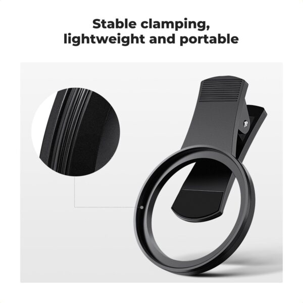 K&F Concept 52mm Clip-on CPL Phone Camera Lens Filter Kit, Circular Polarizer Polarizing Filter Compatible with iPhone 17 16 15 14 13 12 11 2
